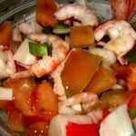 Salpicón de langostinos