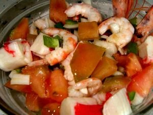 salpicon de langostinos
