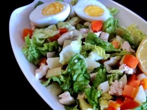 salpicon de pollo y verduras