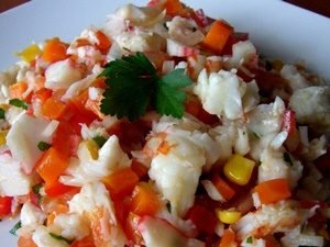 receta de salpicón de rape